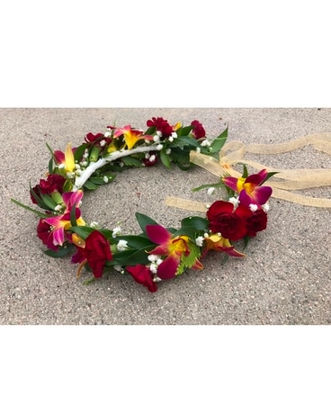 Burgundy & gold Haku Custom product