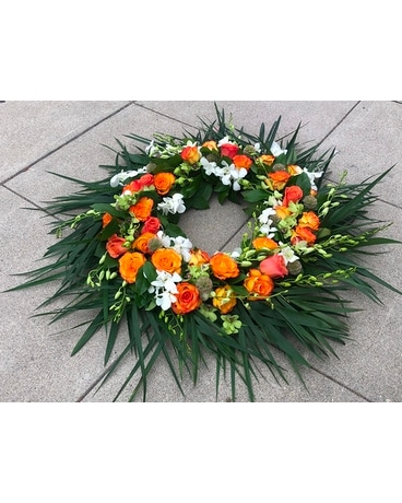 Orange & White Bio Custom product