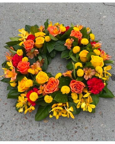 Yellow & Orange Bio wreath Custom product