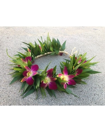 Red dendrobium Haku Flower Arrangement