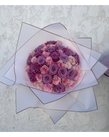50 Lavender & pink Roses Custom product