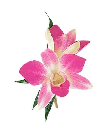 Purple Dendrobium Boutonniere Flower Arrangement
