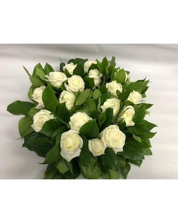All white roses Custom product