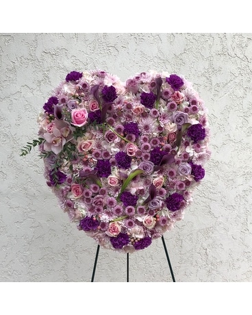 Solid Heart in Purple Custom product