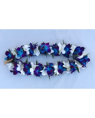 VIP white & Blue dendro Lei Custom product