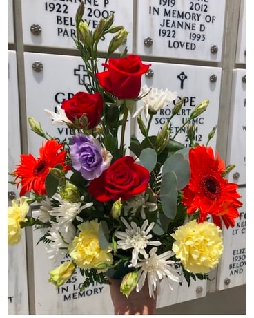 In memory floral arrangement Custom product