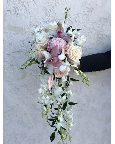 Cascading bouquet Flower Arrangement
