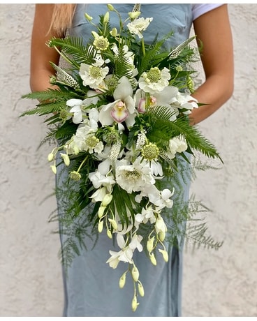 Cascading bouquet Flower Arrangement
