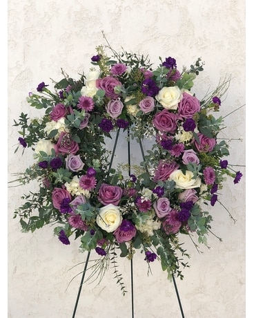 Lavender & white Wreath Custom product