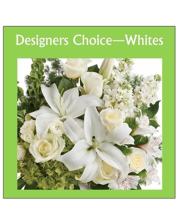Designers Choice - WHITEs Flower Arrangement