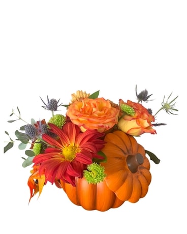 Pumpkin Delight Flower Arrangement