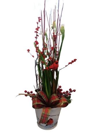 Cardinal Delight Flower Arrangement