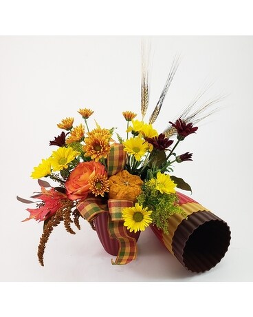 Fall Color Tour Flower Arrangement
