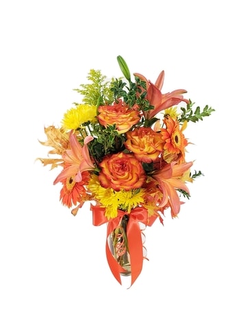 Autumns Bursting Flower Arrangement