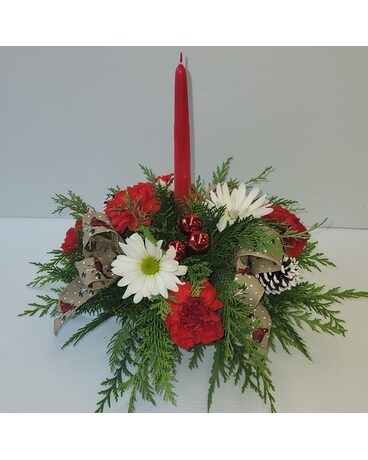 Schroeder's  Own Christmas Glow Flower Arrangement
