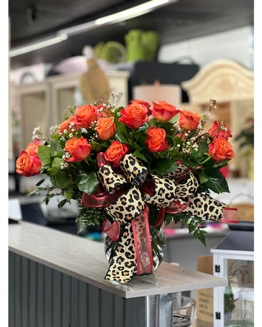 Orange Crush Flower Arrangement