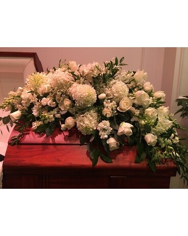 white elegance Sympathy Arrangement