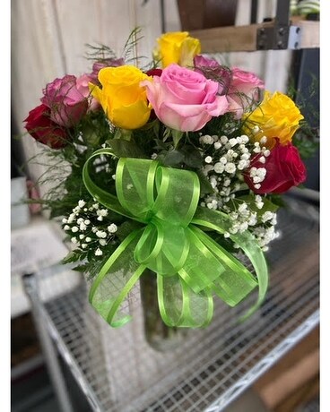 Mixed dozen roses Flowers