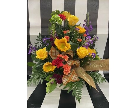 Burst of fall Flower Arrangement