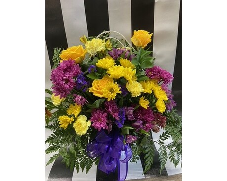 graveside Sympathy Flower Arrangement