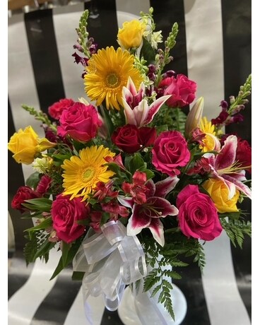 Tribute Urn Flower Arrangement