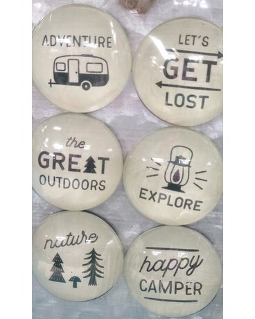 Camping Magnets Flower Arrangement