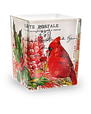 CArdinal Vase Flower Arrangement