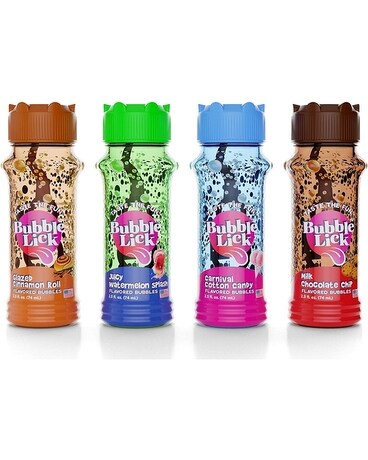 Bubble Lick Flavored Edible Bubbles Multi-Pack Gifts