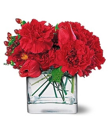 Passionate Reds Flower Arrangement