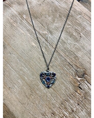 Anne Koplik Multi-colored Heart Necklace Gifts