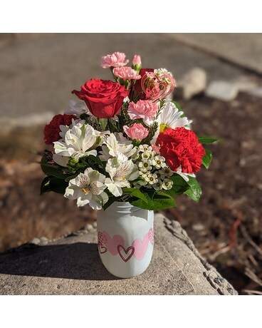 Be My Valentine Flower Arrangement
