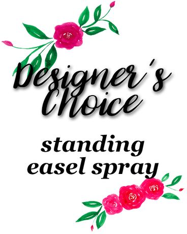 Designer's Choice Standing Spray Flower Arrangement