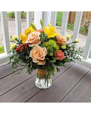 Autumnal Sunrise Flower Arrangement