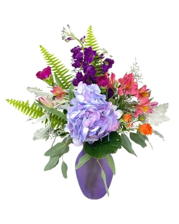 Amethyst Bouquet Flower Arrangement