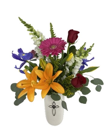 Colors of Forever Flower Arrangement