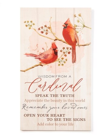 Cardinal Sentiment Sign Gifts