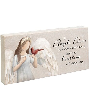 Marble paver Angel's Arms Gifts