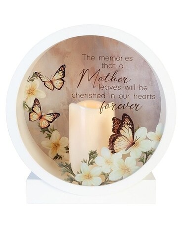 Shadow Box- Mother Flower Arrangement