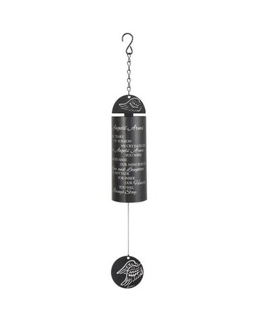 Cylinder Chime- Angels Arms Flower Arrangement