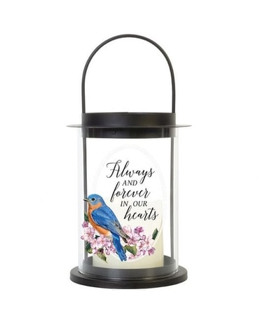 Candle Lantern Flower Arrangement