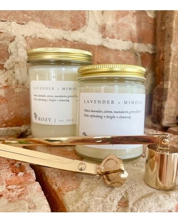 9oz Lavender + Mimosa Jar Candle