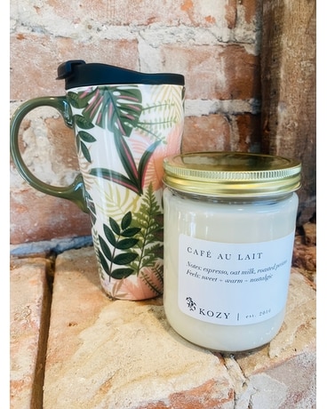 16 oz Cafe Au Lait Jar Candle