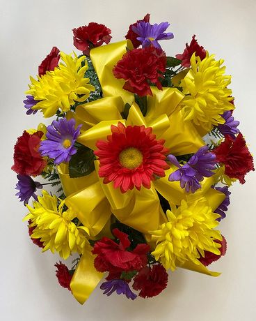 Yellow, Purple & Red Monument Topper Custom product