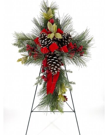 Christmas Cross with Easel Custom product