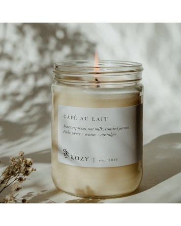 9 oz Cafe Au Lait Jar Candle