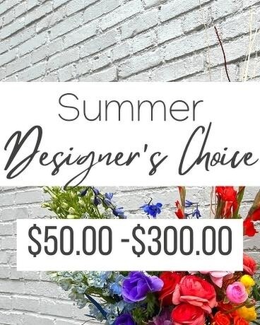 Summer Designer's Choice Flower Arrangement