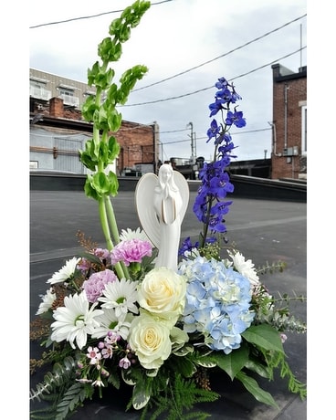 Serene Angel Sympathy Arrangement