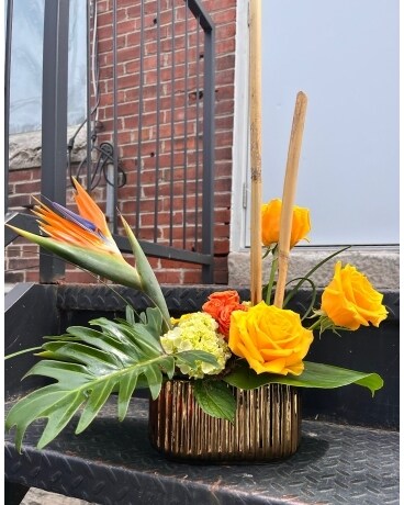 Citrine Flower Arrangement