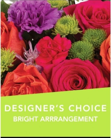 Designers Choice Bright Arrangement Flower Arrangement