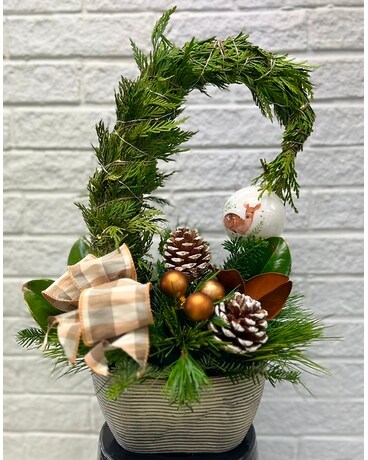 Woodland grinch tree Flower Arrangement